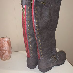 Target zip up fall boots